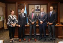 Ra’iisul Wasaaraha XFS Mudane Maxamed Xuseen Rooble ayaa xafiiskiisa ku qaabilay Agaasimaha Bangiga Adduunka ee Geeska Afrika