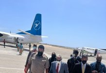 Wafdi ka socda IGAD oo soo gaaray Muqdisho.