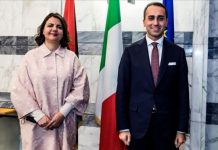 Wasiirka arrimaha dibadda Talyaaniga iyo dhiggiisa Liibiya oo ka wada hadlay xiriirka labada dal