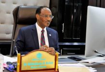 Wasiirka Beyle oo la kulmay Safiirka UK u fadhiya Soomaaliya