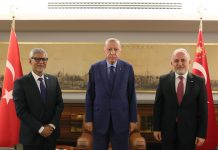 Madaxweynaha Turkiga oo Istanbul kula kulmay Madaxweynaha Bisha Cas ee Turkiga