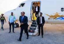 Madaxweynaha Hirshabeelle iyo wafdi uu hoggaaminaayo oo lagu soo dhoweeyay muqdisho