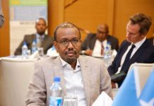 Wasiirka Arrimaha Dibadda oo ka qayb galay munaasabad ay Dowladda Soomaaliya ku martiqaadday maalgashadeyaal ajnabi ah