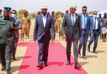 Madaxweyne Lafta-gareen iyo wafdi uu hoggaaminayo oo gaaray Kismaayo