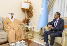 Ra’iisul Wasaaraha XFS oo qaabilay danjiraha Dowladda Imaaraadka Carabta u fadhiya Soomaaliya