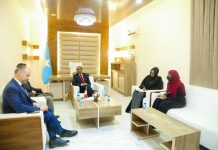 Wasiirka Arrimaha Dibadda iyo Safiirka Talyaaniga ee Soomaaliya oo ka wada hadlay xoojinta xiriirka iyo iskaashiga Labada Dal