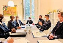 Wasiirka Arrimaha dibadda Soomaaliya oo la kulmay dhiggiissa Talyaaniga