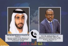 Soomaaliya iyo Imaaraadka oo ka wada hadlay adkaynta xiriirka labada dal