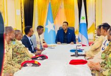 Madaxweyne kuxigeenka Galmudug oo Shir guddoomiya kulan looga hadlayay Amniga Degmada Cabudwaaq ee Waqooyiga Gobolka Galgaduud