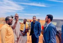 Madaxweyne ku-xiggeenka Galmudug oo kormeer ku tagay Dhismaha garoonka diyaaradaha Caabudwaaq