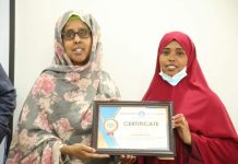 Wasiirka caafimaadka oo xarigga ka jartay qeyb cusub oo lagu kordhiyay Isbitaalka Martiini