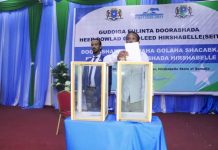 Doorashada laba kamid ah kuraasta Golaha Shacabka oo lagu qabtay Jowhar