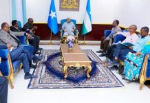 Madaxwayne Ku-xigeenka Puntland oo la kulmay Guddiga Gurmadka Abaaraha ee Puntland