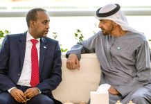 Ra’iisul Wasaare Rooble oo la kulmay Sheikh Maxamed Bin Zaayid