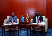 Wasiirka Arrimaha Dibadda Soomaaliya iyo dhiggiisa dalka Rwanda oo kala saxiixday Heshiis Is-afgarad ah