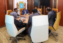 Guddiga qiimeynta xaaladda Deegaan doorashada labaad ee Jubbaland oo kulan la yeeshay Madasha Wadahadalka Soomaaliyeed