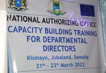 Shirka maareynta mashaariicda Midowga Yurub ee Soomaaliya oo ka furmay Kismaayo