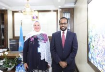 Wasirka Qorsheynta XFS oo qaabilay wakiilka Soomaaliya ee hey’adda QM u qaabilsan Carruurta iyo waxbarashadd ee UNICEF