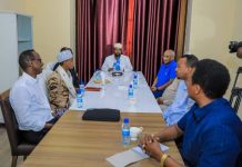 Guddiga qiimeynta xaaladda deegaan doorashada Labaad ee Jubaland oo la kulmay madaxweyne Axmed Madoobe