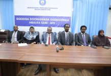 Doorashada guddoomiyaha Aqalka sare oo ka billaabatay teendhada Afisyoone