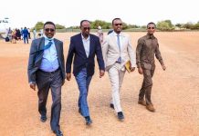 Wafdi ka socda guddiga doorashooyinka heer federaal oo gaaray magaalada Kismaayo