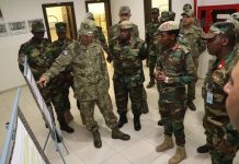 Janaraal Odawaa oo kormeeray xerada tababarka ciidanka ee TurkSom