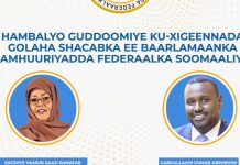 Madaxweynaha oo u hambalyeeyay Guddoomiye Ku-xigeennada Cusub BFS