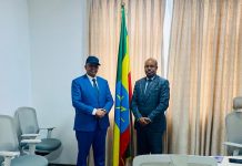 Wasiir Dubbe oo Addis ababa kula kulmay madax ka tirsan dowladda Itoobiya