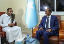 Ra’iisul wasaare Rooble oo booqasho ugu tegay madaxweynaha la doortay ee JFS.