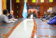 Guddoomiyaha Golaha Shacabka BJFS oo qaabilay danjiraha dowladda Turkiga u fadhiya Soomaaliya