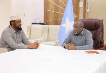 Guddoomiyaha Golaha Shacabka BJFS oo kulan laqaatay Madaxweynaha Dowlad Goboleedka Jubbaland