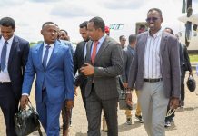 Wafdi uu hoggaaminayey Agaasimaha Guud ee Madaxtooyada Qaranka oo Gaaray Magaalada Baydhabo