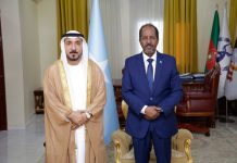 Madaxweyne Xasan Shiikh oo uga Mahadceliyey dowladda Imaaraadka garab istaagga Umadda Somaaliyeed ee Gurmadka Abaaraha