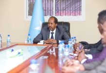 Madaxweyne Xasan Sheekh oo kulan la qaatay guddiga guddiga abaaraha