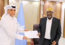 Guddoomiyaha G/Shacabka ee BJFS oo kulan la qaatay Safiirka Qadar ee Soomaaliya