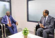 Guddoomiyaha Golaha Shacabka oo hooygiisa ku booqday Madaxweynaha JFS