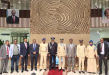 Wafdi uu hogaaminayo Taliyaha Booliiska oo gaaray Adis Ababa