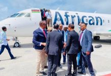 Wasiirka Gaadiidka iyo Duulista Hawadda ee XFS oo soo dhaweeyay wafdi ka socda Kenya