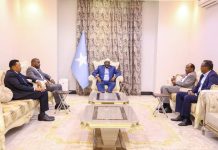 Guddoomiyaha Golaha Shacabka oo kulan la qaatay qaar ka mid ah guddoomiyayaasha Baarlamaannada.