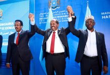 Madaxweyne Xasan Sheekh oo loo Caleemo-saaray Madaxweynaha 10-aad ee JFS.