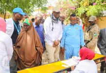 Ergayga gaarka ah ee Madaxweynaha u qaabilsan arrimaha Gurmadka Abaaraha oo gaaray Buulo Burde