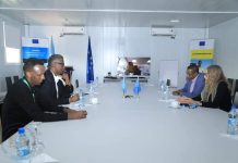 ERGEYGA GAARKA AH EE ARRIMAHA BANI’AADANNIMADA IYO GURMADKA ABAARAHA, OO KULAN LA QAATAY, AMBASSADOR TIINA INTELMANN IYO WAAXYO GARGAAR OO WEHLIYAY.