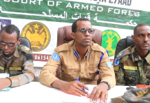 Maxkamadda Ciidamada qeybta 27-aad oo dhageysatay dacwado loo heystay10-Eedeysaneyaal