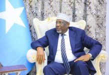 Guddoomiyaha golaha shacabka oo kulan la yeeshay safiirka dowladda Jabuuti ee Soomaaliya