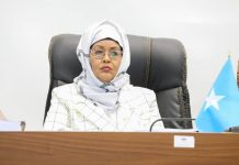 Marwo Sacdiya Yaasiin Xaaji oo markii ugu horeysay ku-sime madaxweyne ka noqotay Soomaaliya