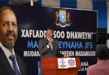 MADAXWEYNAHA JFS XASAN SHEEKH MAXAMUUD OO XAFLAD SOO DHAWEYN AH LOOGU SAMEEYAY DHUUSAMAREEB