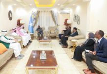 Ra’iisul wasaare Rooble oo qaabilay safiirka Dowladda Boqortooyada Sacuudiga Carabiya u fadhiya Soomaaliya