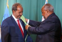 Madaxweyne Xasan Sheikh oo guddoomay Billad Sharafta ugu sarreysa ee ay Dowladda Jabuuti bixiso