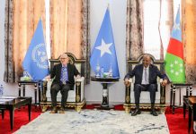 Madaxweynaha Koonfur Galbeed oo la kulmay Ergayga QM ee Soomaaliya