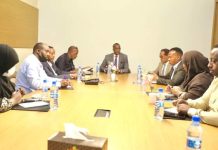 Wasiirka Gaadiidka oo guddoomiyay Shir la xariira Amniga Garoonka Aden Cabdulle